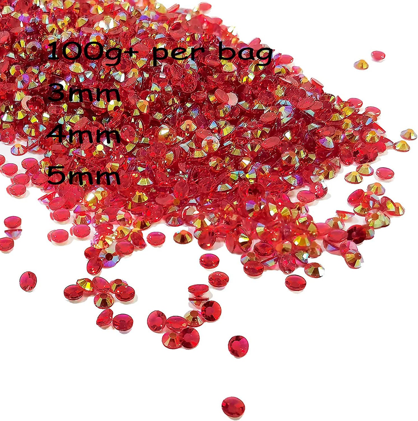 RH007 Rhinestone Soldier Nail Art Crystal Flatback Round Nails Grooming