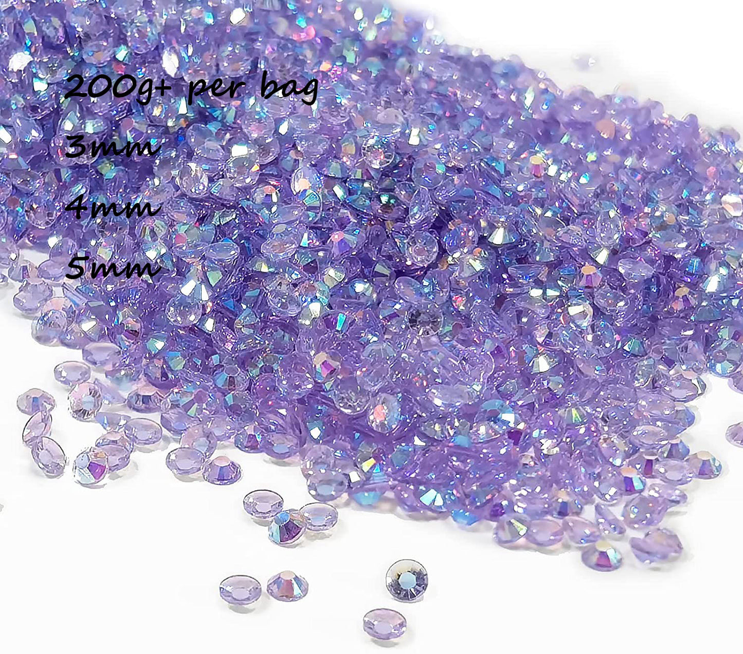 RH007 Rhinestone Soldier Nail Art Crystal Flatback Round Nails Grooming
