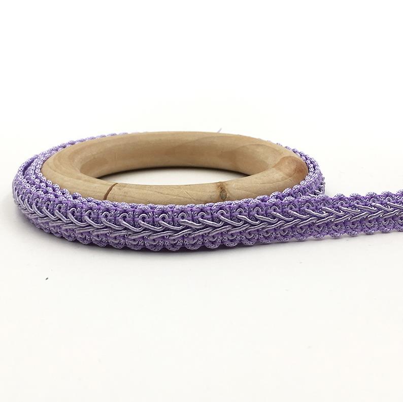 HB009 Polyester Lace Trim Ribbon Centipede 10 Yards 12mm Braided Lace DIY Craft Sewing Accessories Wedding Decoration Fabric Curve Lace
