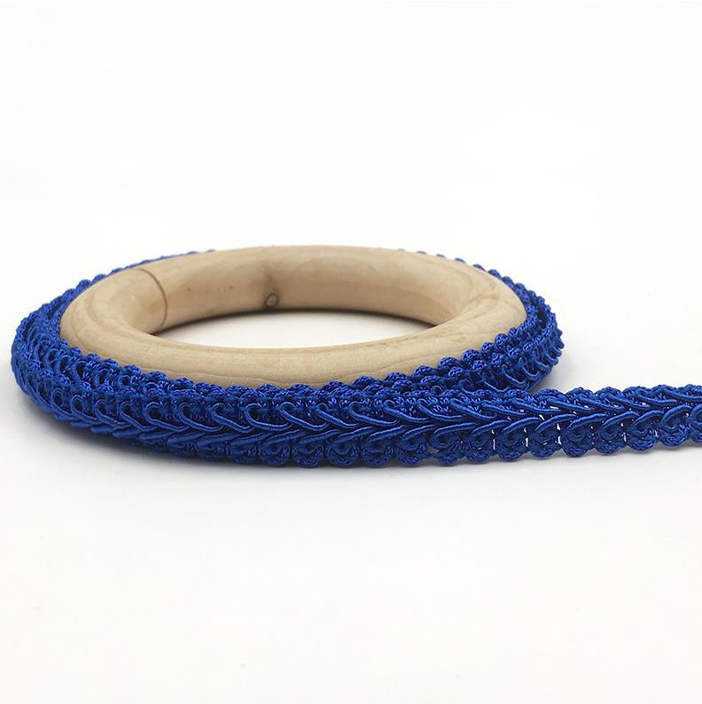 HB009 Polyester Lace Trim Ribbon Centipede 10 Yards 12mm Braided Lace DIY Craft Sewing Accessories Wedding Decoration Fabric Curve Lace