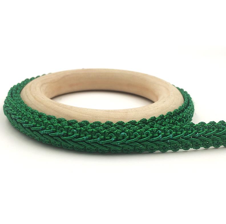 HB009 Polyester Lace Trim Ribbon Centipede 10 Yards 12mm Braided Lace DIY Craft Sewing Accessories Wedding Decoration Fabric Curve Lace