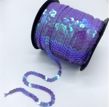 HB010 Colorful Sequins Shiny Faceted 10Yards/Lot 6mm Loose Sequins Paillettes Sewing Wedding Crafts DIY Scrapbooking Pendant