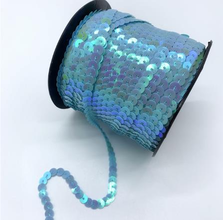 HB010 Colorful Sequins Shiny Faceted 10Yards/Lot 6mm Loose Sequins Paillettes Sewing Wedding Crafts DIY Scrapbooking Pendant
