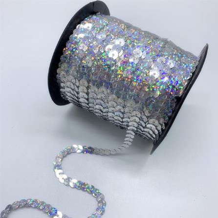 HB010 Colorful Sequins Shiny Faceted 10Yards/Lot 6mm Loose Sequins Paillettes Sewing Wedding Crafts DIY Scrapbooking Pendant