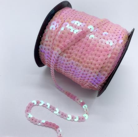 HB010 Colorful Sequins Shiny Faceted 10Yards/Lot 6mm Loose Sequins Paillettes Sewing Wedding Crafts DIY Scrapbooking Pendant