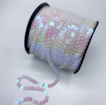 HB010 Colorful Sequins Shiny Faceted 10Yards/Lot 6mm Loose Sequins Paillettes Sewing Wedding Crafts DIY Scrapbooking Pendant