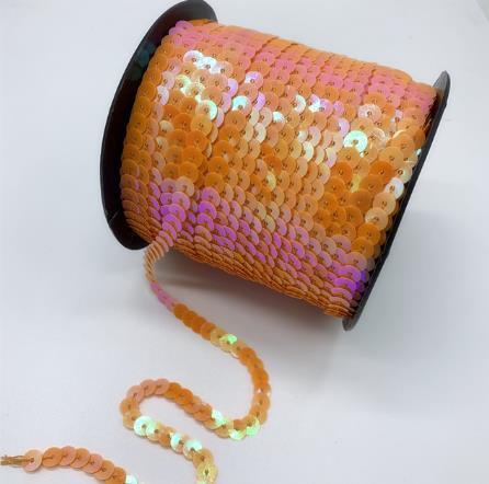 HB010 Colorful Sequins Shiny Faceted 10Yards/Lot 6mm Loose Sequins Paillettes Sewing Wedding Crafts DIY Scrapbooking Pendant