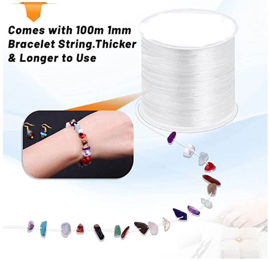 RP030 ZLT 0.6 0.8 1mm Elastic Bracelet String Cord Stretch Bead Cord for Jewelry Making and Bracelet Making