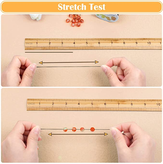 RP030 ZLT 0.6 0.8 1mm Elastic Bracelet String Cord Stretch Bead Cord for Jewelry Making and Bracelet Making