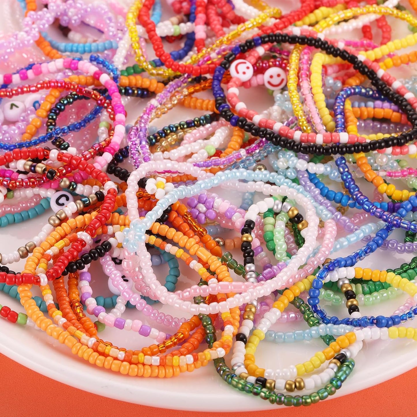3mm Seed Beads for Jewelry Making, 39 Colors Small Beads for Bracelets