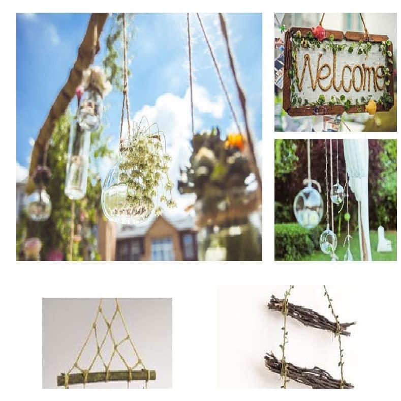 HB012 Hemp rope lace, 10m * rope artificial cane false leaf plant garland is used for wedding home garden decoration crafts DIY packaging wedding garden home decoration